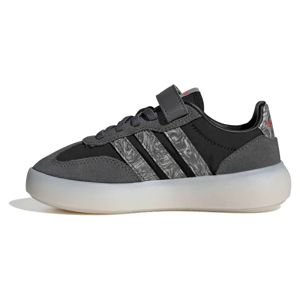 Детские кроссовки с классическим T-toe дизайном Barreda Decode Adidas, Black — фото 3