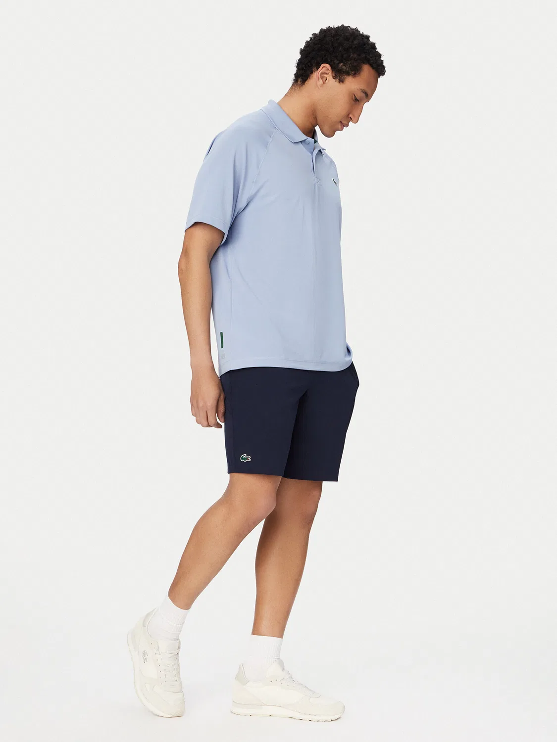 Мужские спортивные шорты стандартного кроя Lacoste, темно-синий — фото 2