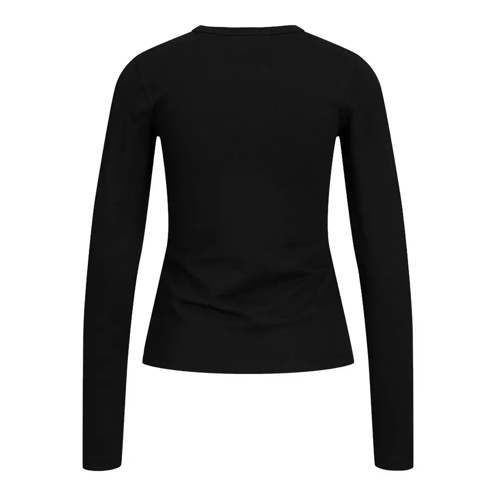 Детская футболка с длинным рукавом Celine Gigi Straight Fit JJXX Jack & jones, Black — фото 2