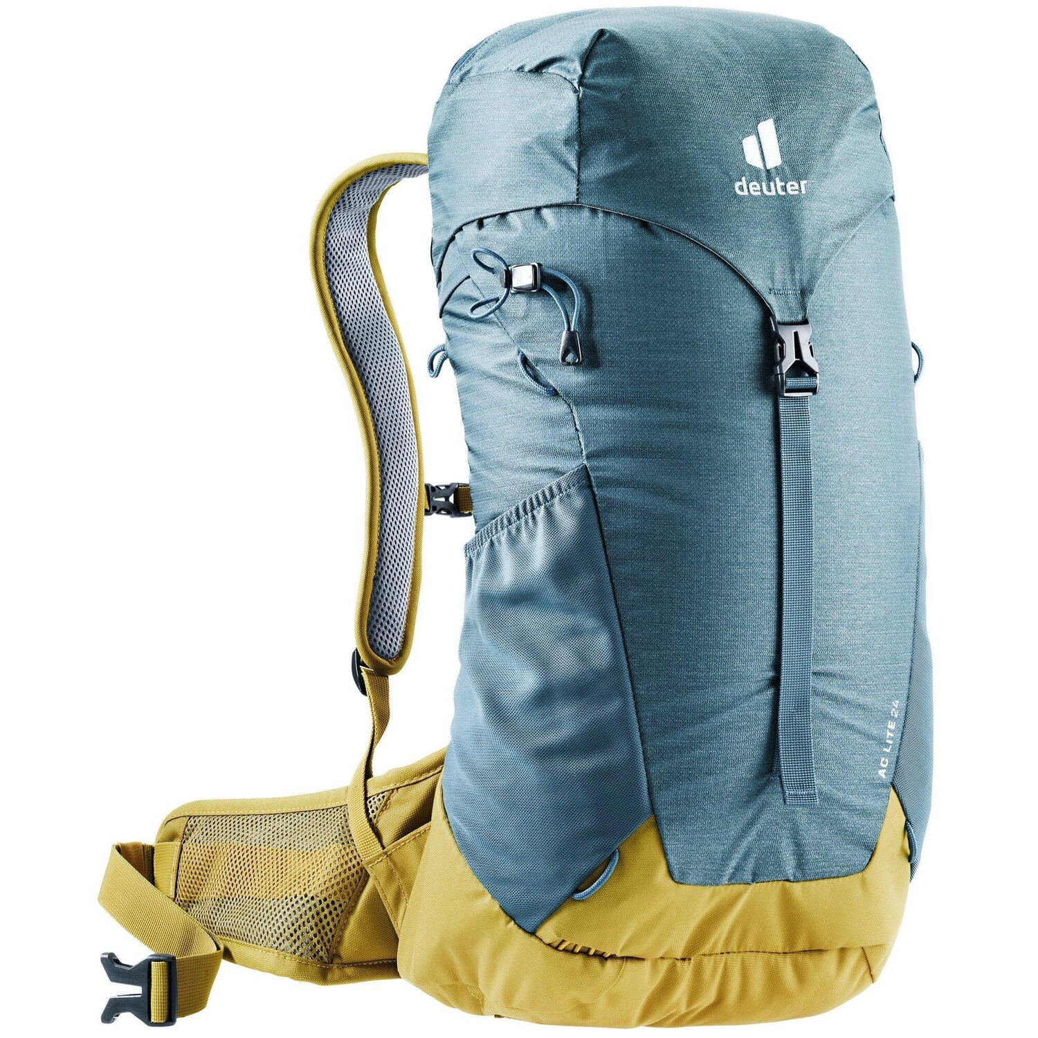 

Рюкзак треккинговые Deuter AC Lite 24, синий / желтый