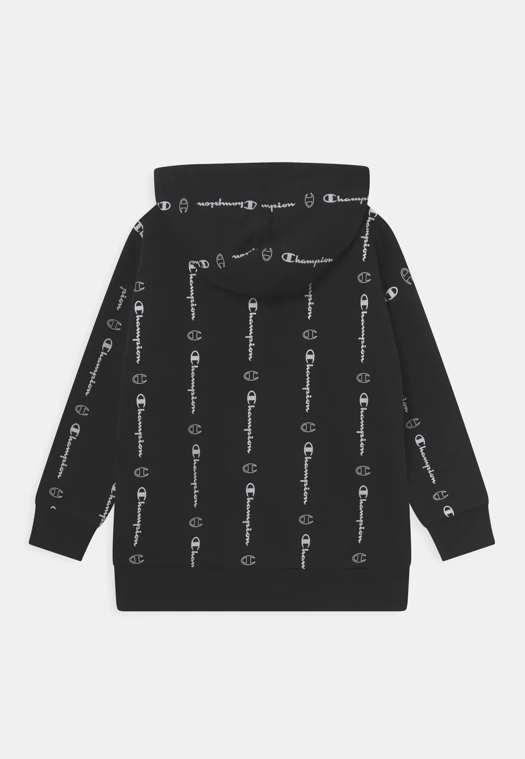 Толстовка унисекс с капюшоном в стиле американской классики на молнии Champion, Black — фото 2