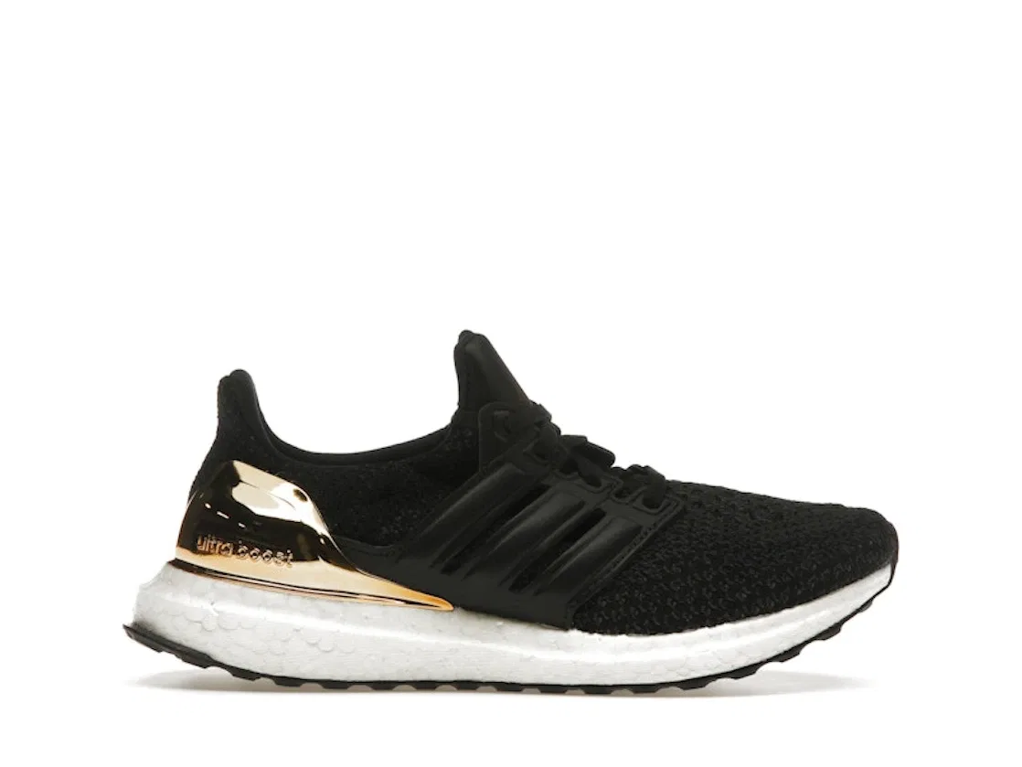 Детские кроссовки с амортизацией Adidas Ultra Boost 1.0 Gold Medal (2018), Core Black/Core Black/Gold Metallic