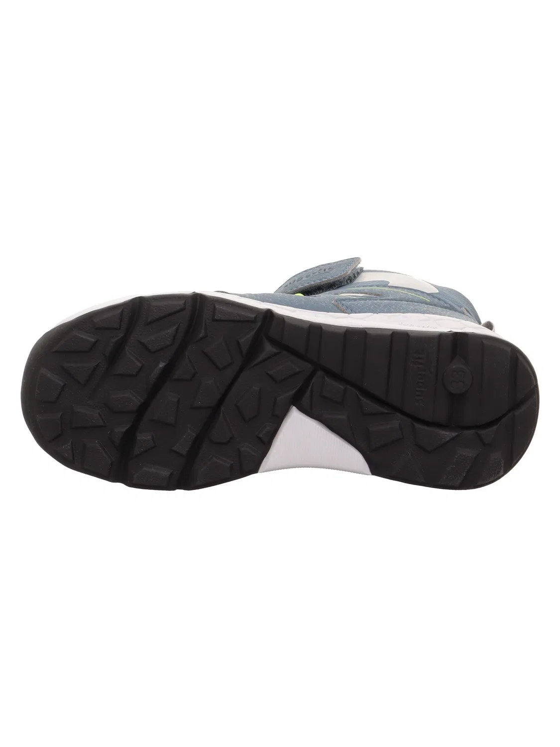 Детские ботинки для мальчиков с мембраной Free Ride Warm Gefütterte Gore-Tex Superfit, Hellblau Gelb 8000 — фото 4