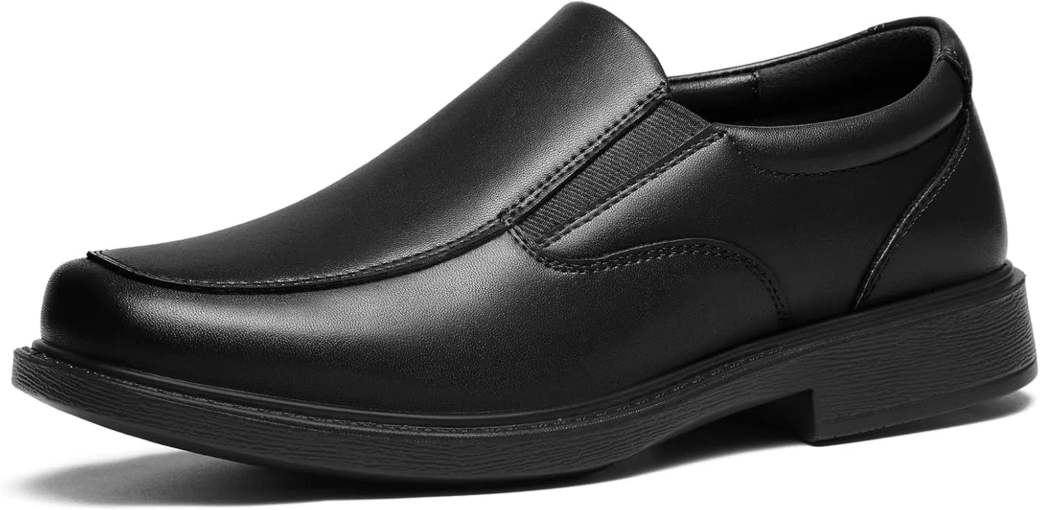 Детские мокасины для мальчиков с квадратным носком GINNI, Black