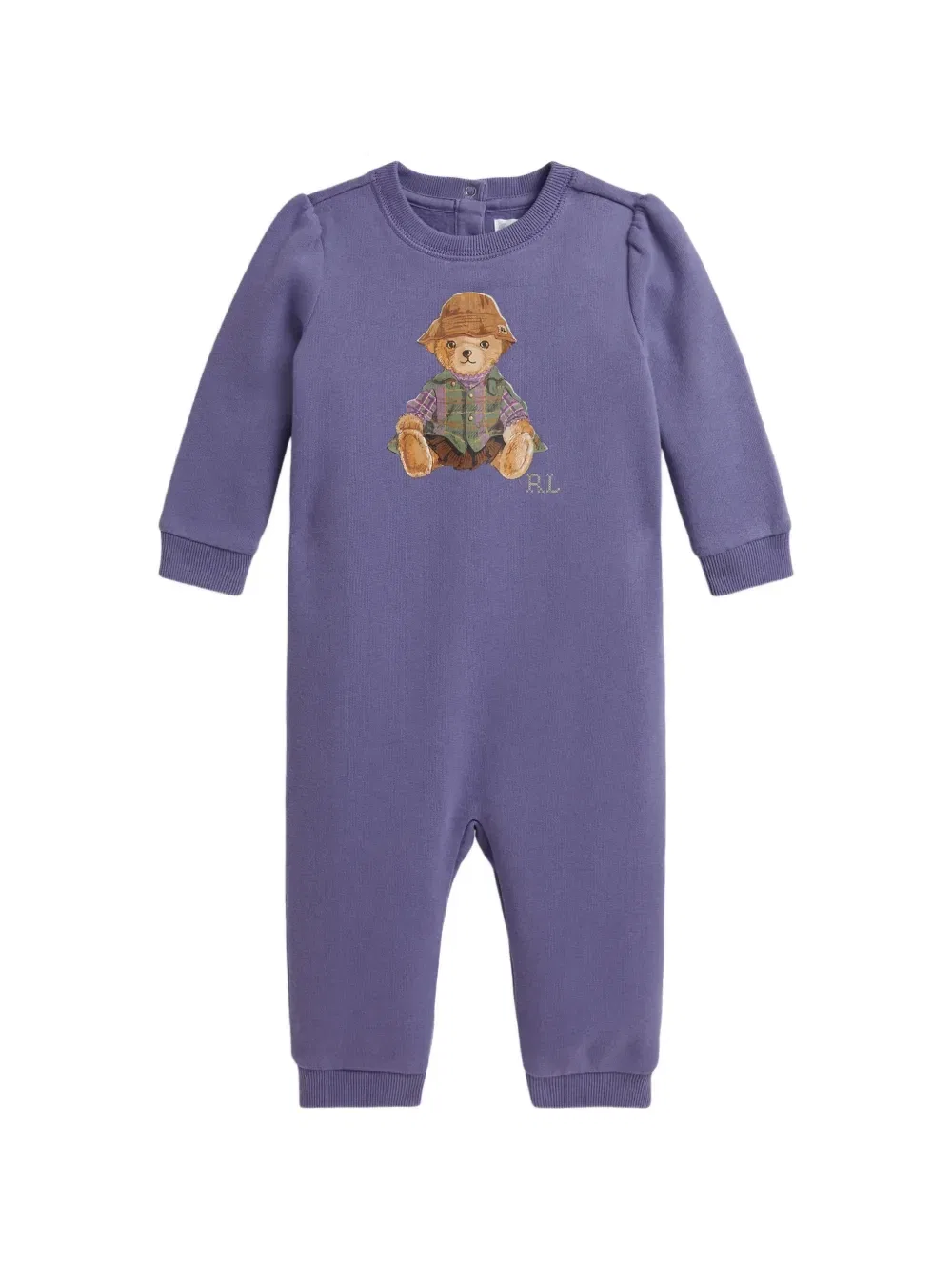 Ромпер с принтом Polo Bear Polo Ralph Lauren Kids, фиолетовый