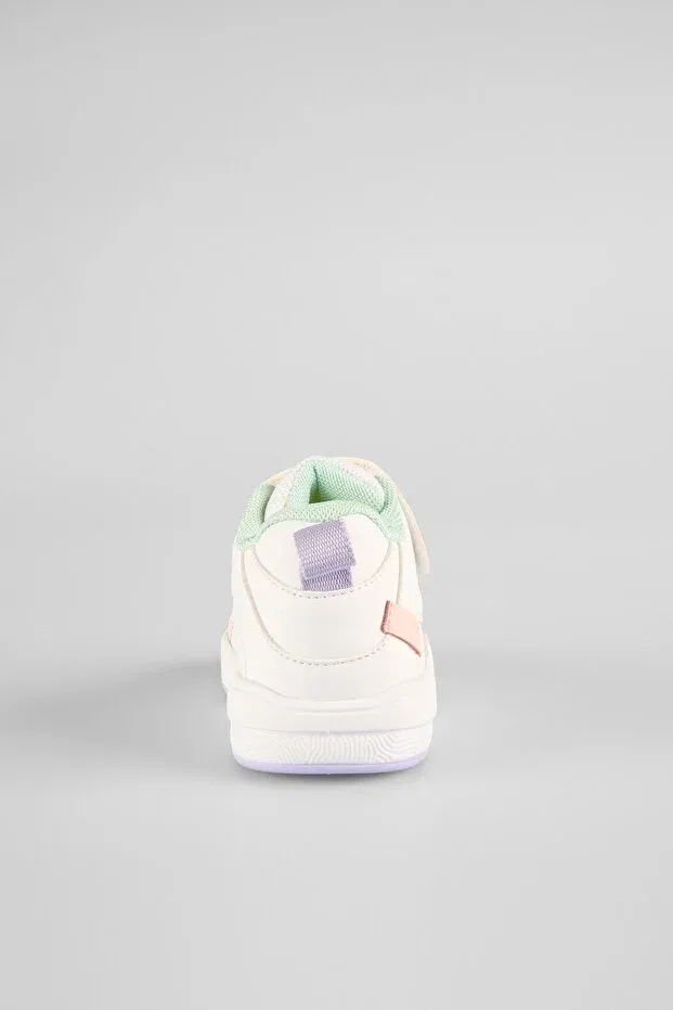 Детские ортопедические ботинки для девочек с принтом Nita Vicco, White Pink — фото 3