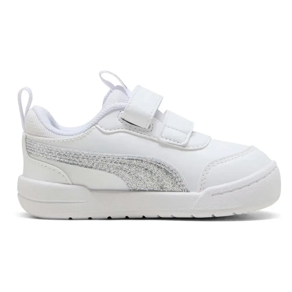 Детские кроссовки для девочек Multiflex 2 Glitz FS V Puma, White — фото 3