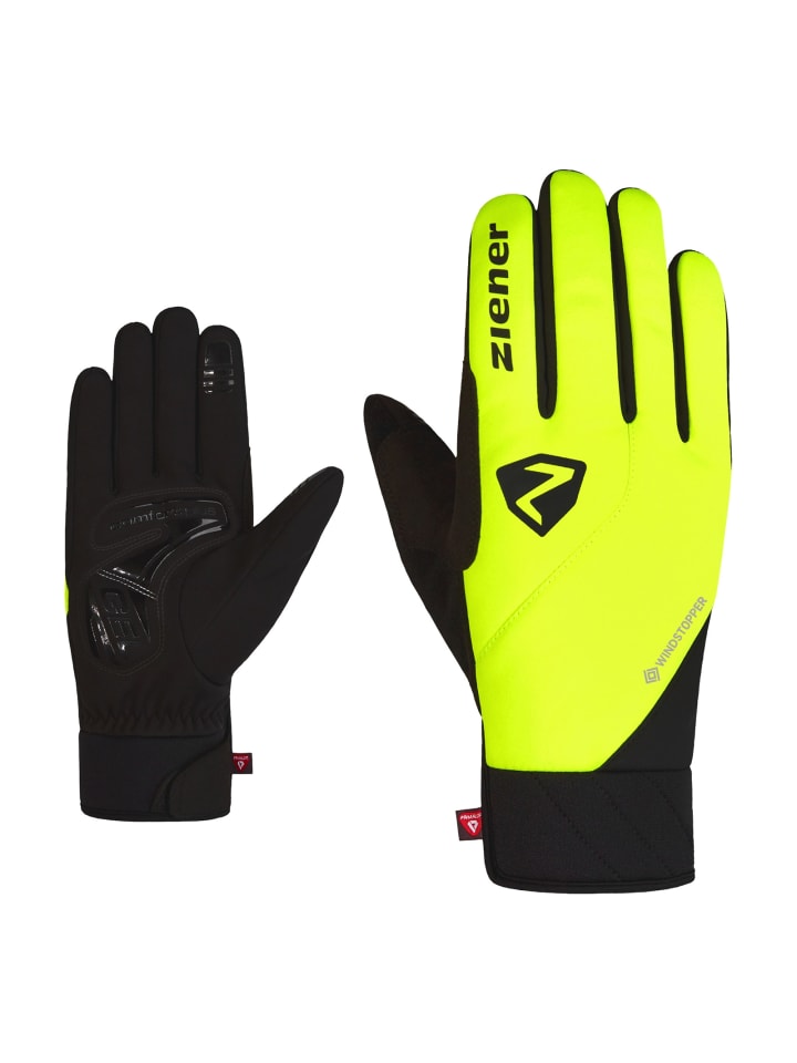 

Ziener Велосипедные перчатки Donni-Z WS PR неоново-желтого цвета