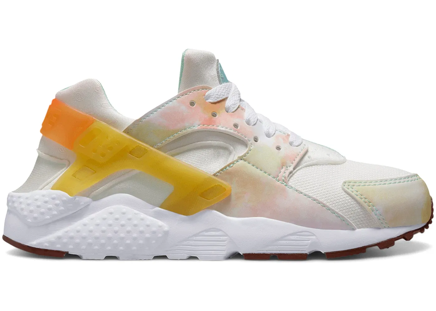 Детские кроссовки Lifestyle Nike Air Huarache Run, Sail/White/Safety Orange/Topaz Gold