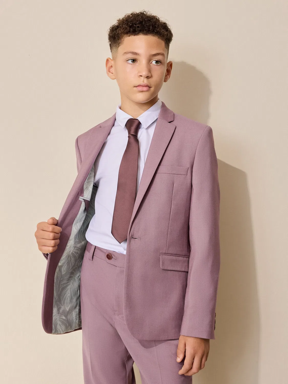 Пиджак классический, модель Suit Jacket Next, Mauve Purple — фото 2