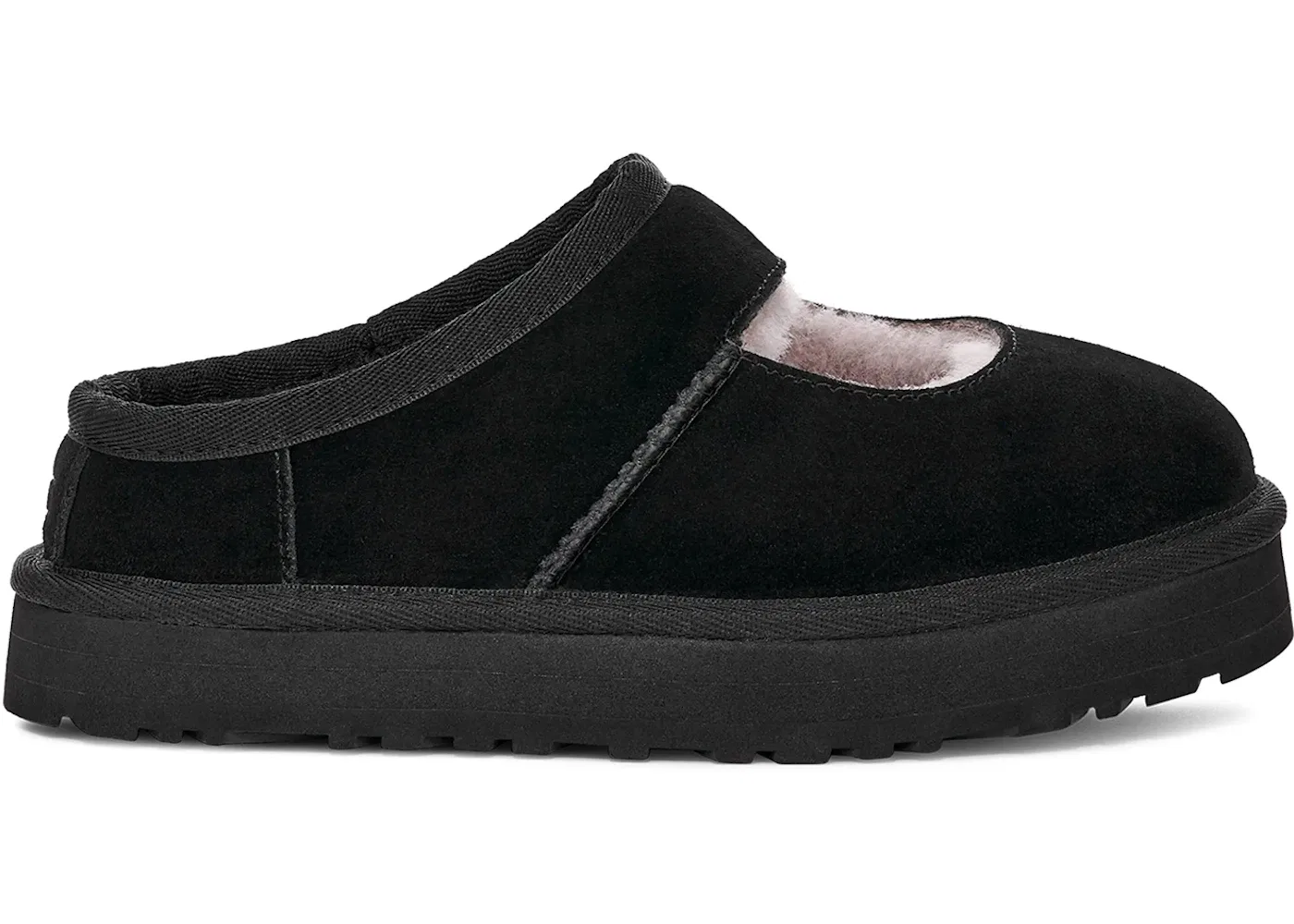 Детские тапочки с закрытым носом UGG Bea Mary Jane, Black