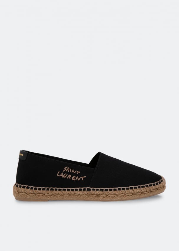 

Эспадрильи SAINT LAURENT Canvas espadrilles, черный