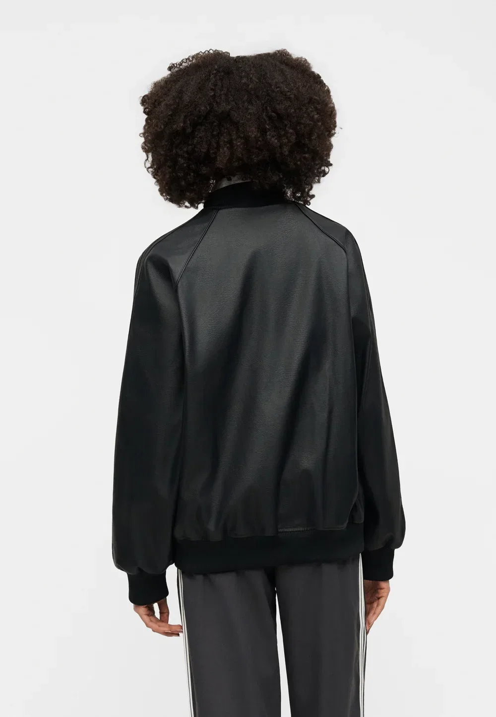Куртка-Бомбер Adidas Originals, Black/Maroon — фото 3