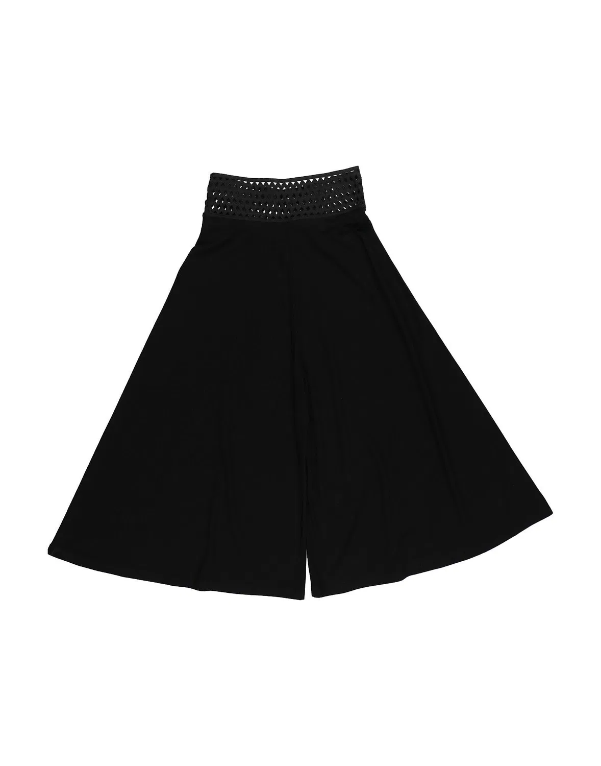 Подростковые широкие брюки из вискозы Patrizia Pepe, черный — фото 2