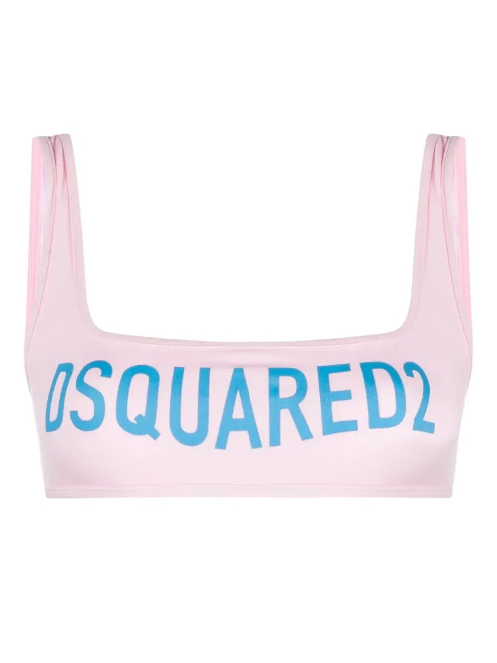 Топ бикини бандо Technicolor Dsquared2, розовый