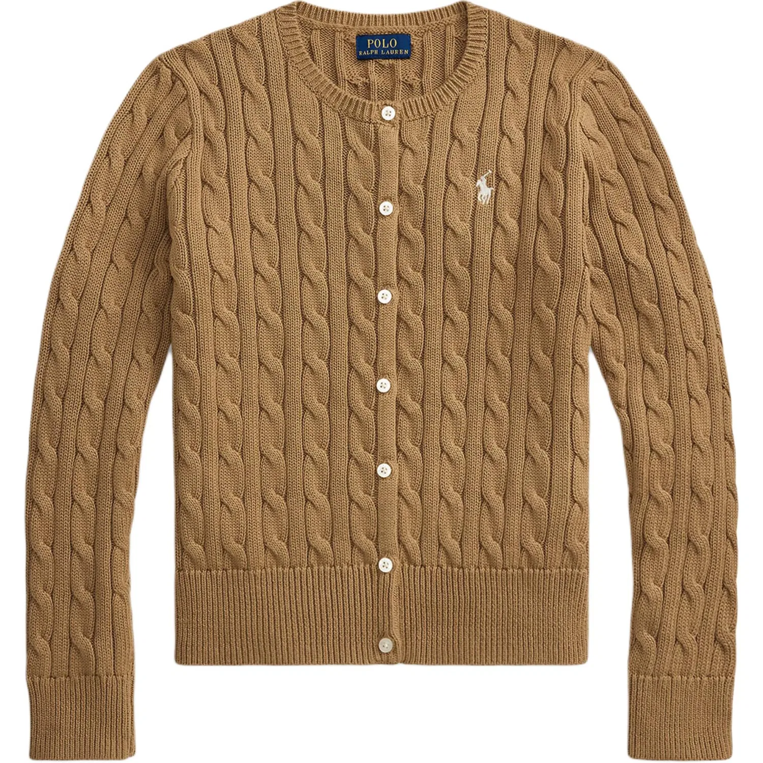 Детский свитер с круглым вырезом Khaki Polo Ralph Lauren