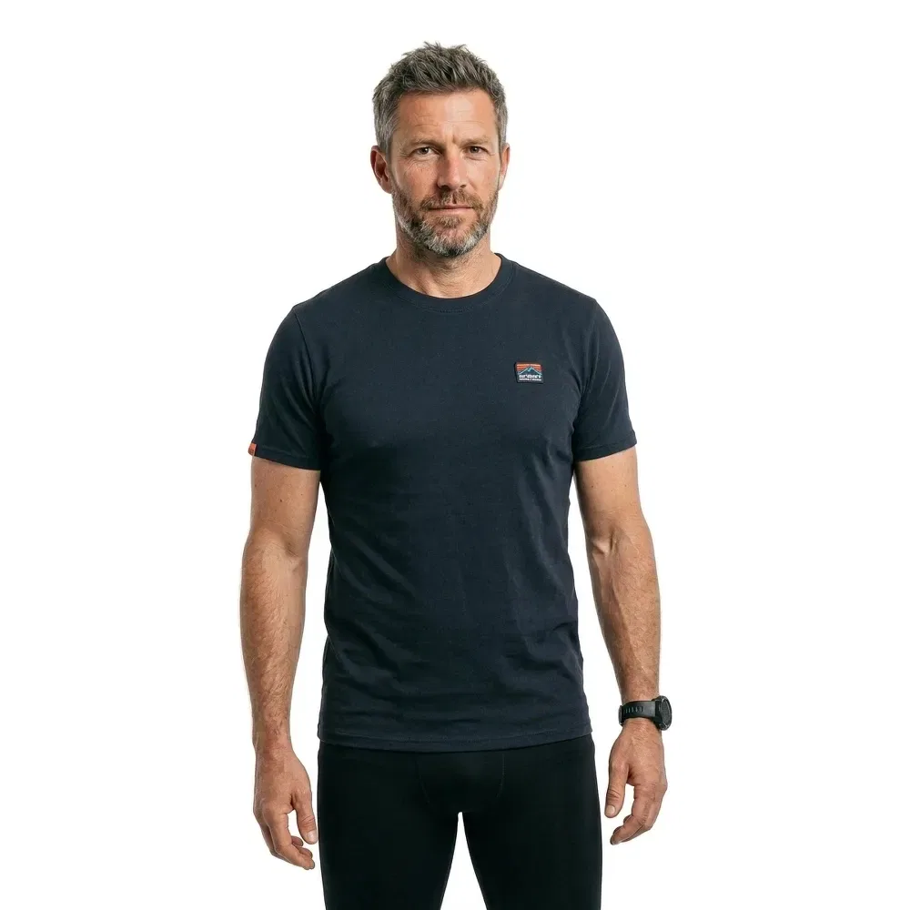 Футболка с коротким рукавом Relaxed Fit Great Outdoors Emb Superdry, синий — фото 3