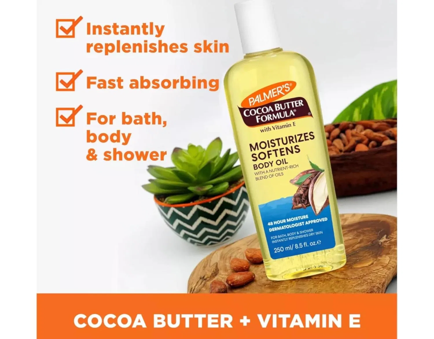 Масло для тела Palmer's Cocoa Butter Formula, 3 шт, 750 мл — фото 4