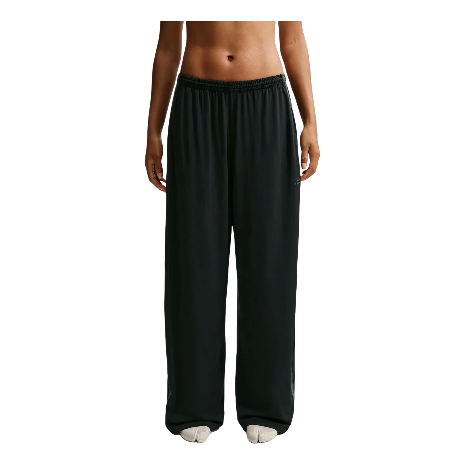 Женские брюки SKIMS Stretch Knit Wide-Leg Pants 'Obsidian Igneous' Nike, Obsidian/Igneous