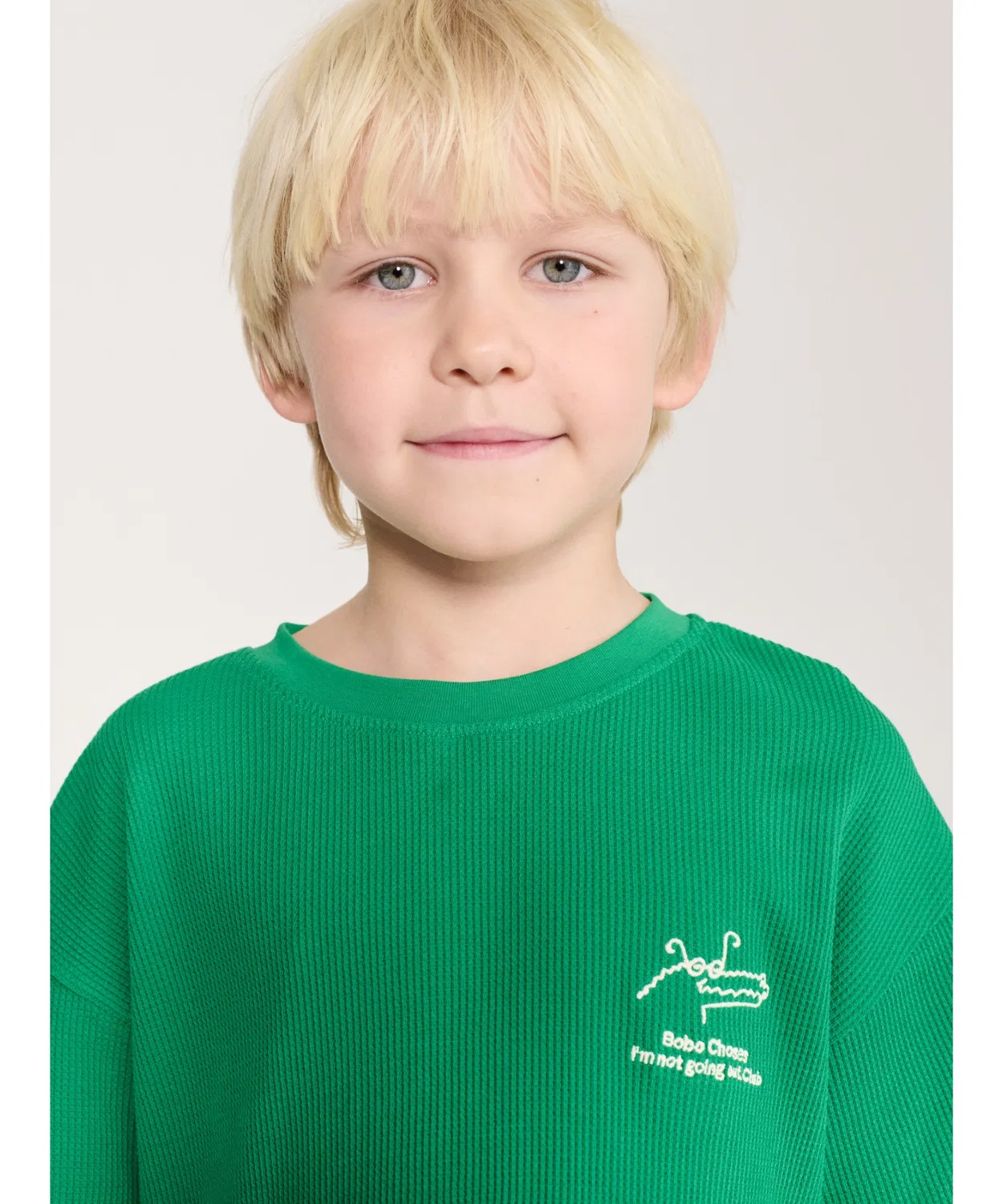 Детский комплект для отдыха с длинным рукавомReading Crocodile BOBO CHOSES, Green — фото 3