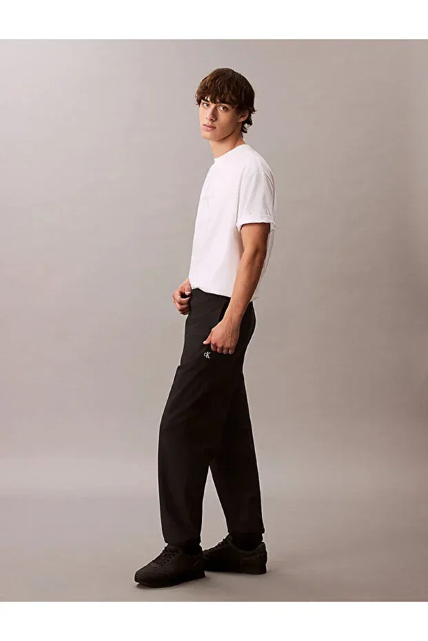 Мужские спортивные штаны с эластичной манжетой D1 collection Calvin Klein, Black — фото 3