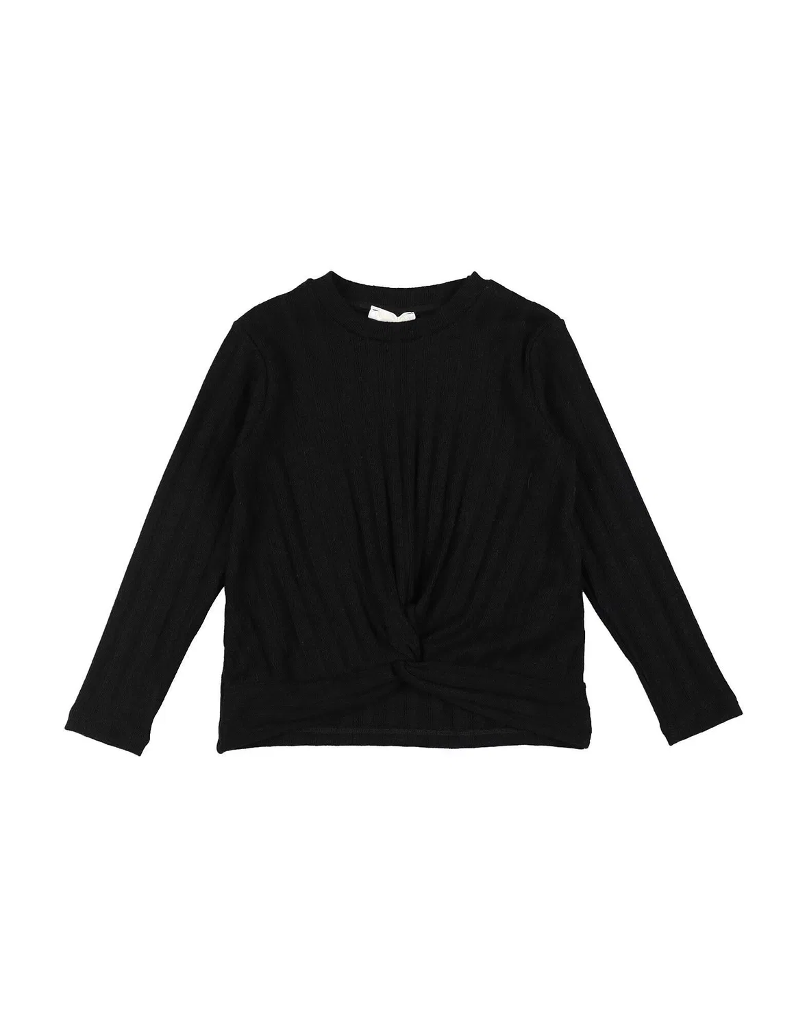 Джемпер с высоким воротом Ribbed-Knit Meilisa Bai, черный