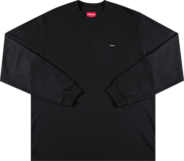 

Лонгслив Supreme Small Box Long-Sleeve Tee 'Black', черный