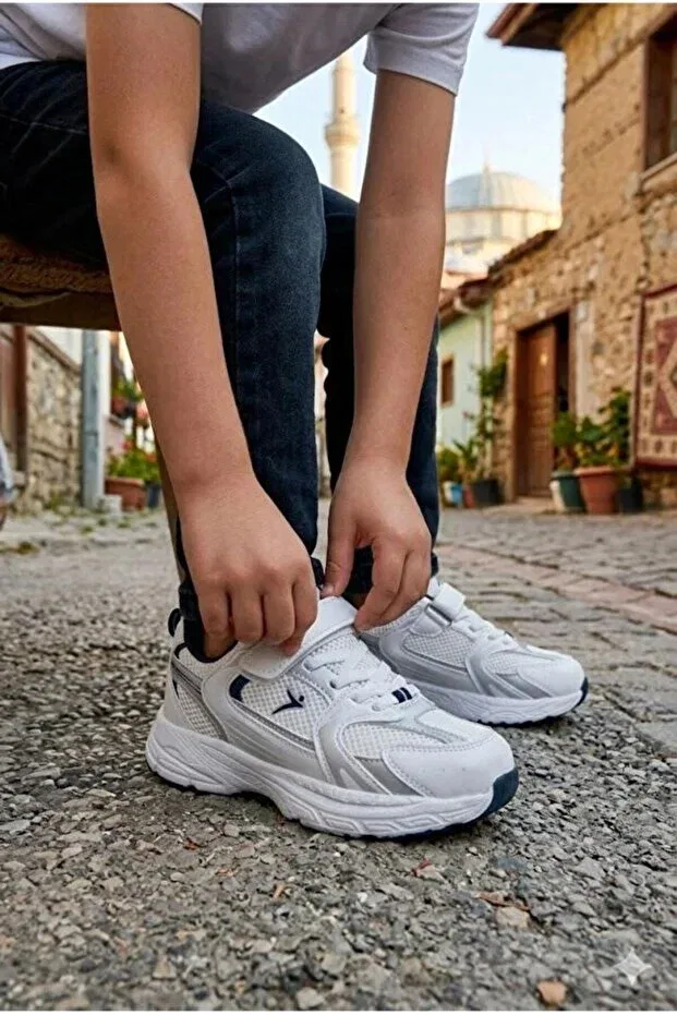 Детские ортопедические кроссовки для девочек Cool, White