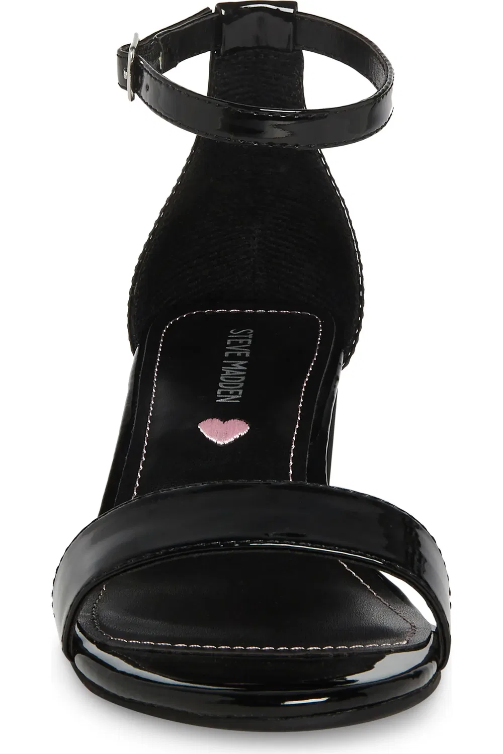 Детские сандалии на щиколотке с ремешком JCarrson Steve Madden, Black Patent — фото 4