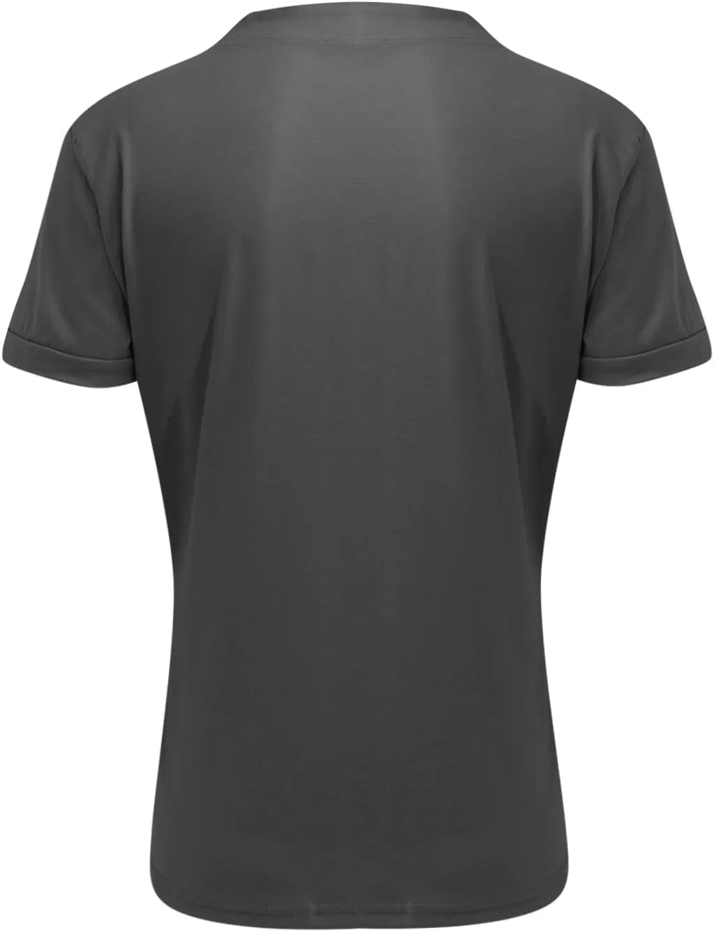 Мужская свободная футболка с V-вырезом Zyy-dgen30131-123, Gray — фото 4