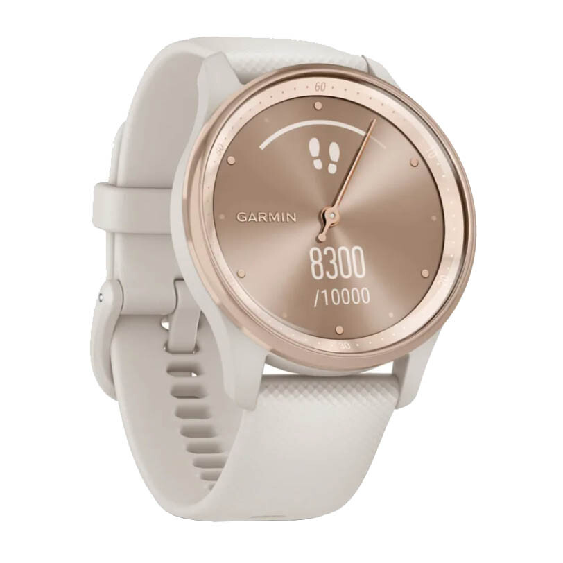 Умные часы Garmin Vivomove Trend, розовое золото/слоновая кость — фото 4