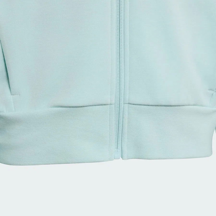 Худи с капюшоном и полной застежкой-молнией adidas Sportswear KY6014, Черный — фото 3