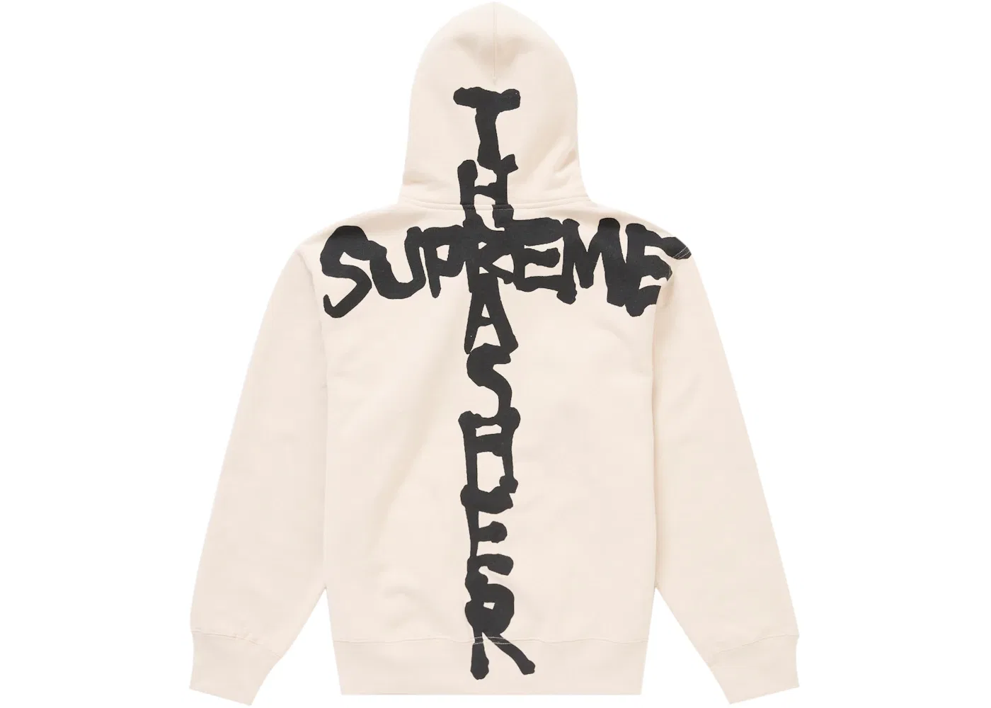 Мужская худи Supreme Thrasher Zip Up Hooded Sweatshirt, Stone