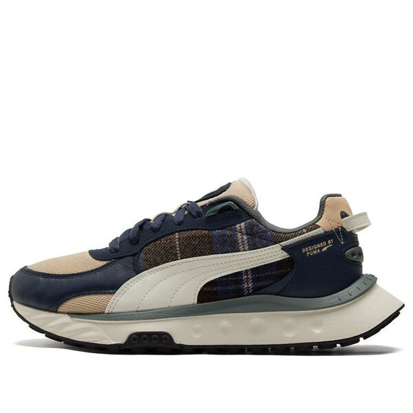 

Кроссовки wild rider flannel 'blue cream white' Puma, синий