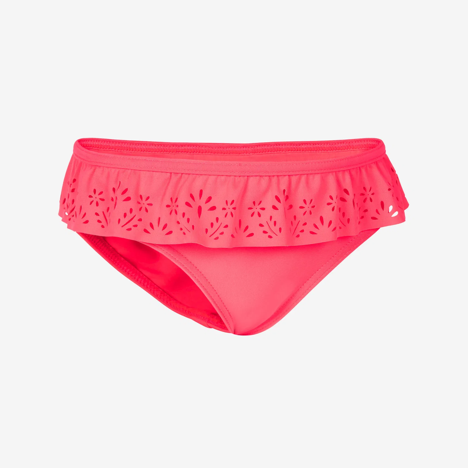 Детские плавки бикини с рюшами Badehose Babys/Kleinkinder Decathlon, Fluoreszierendes Ultrapink