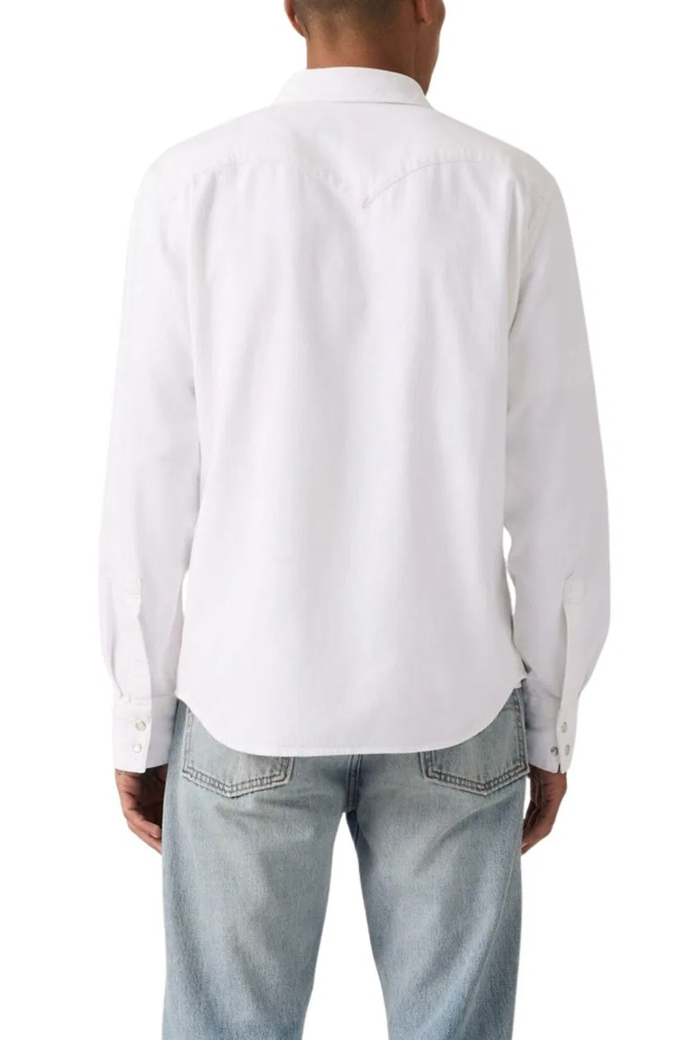 Мужская рубашка Western Barstow Levi's, Weiss Naturweiß
