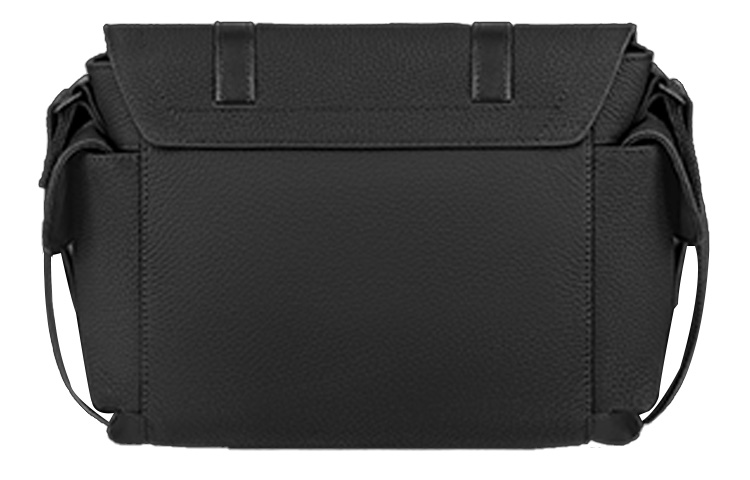 LOUIS VUITTON CHRISTOPHER Сумка-мессенджер из кожи Taurillon, наплечная сумка, кроссбоди Regular мужская черная — фото 3