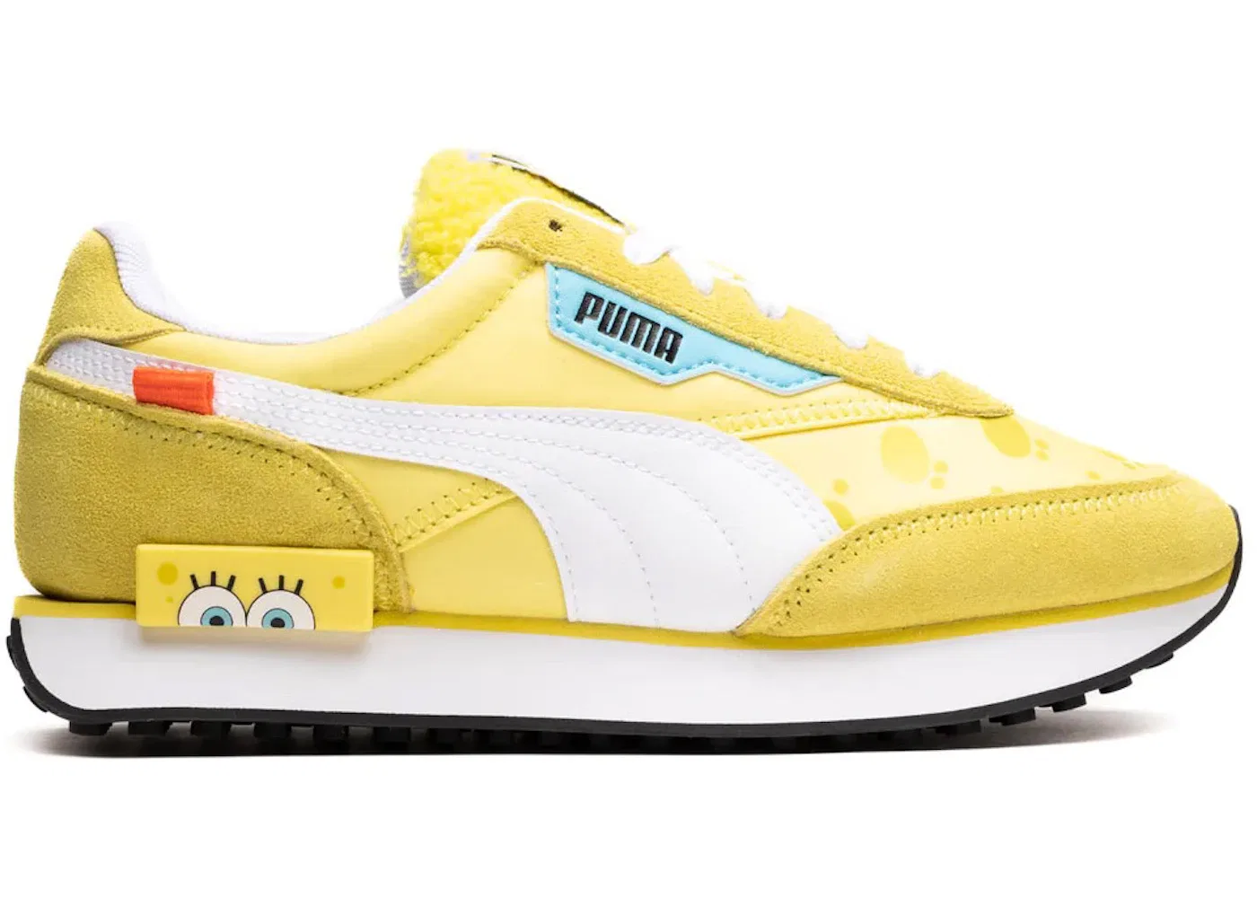 Детские кроссовки Lifestyle Future Rider SpongeBob SquarePants Puma, Lucent Yellow/Puma White