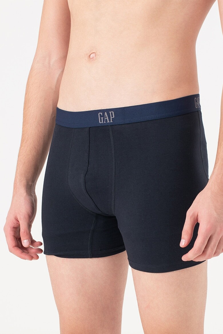 

Боксеры с логотипом - 3 пары Gap, черный