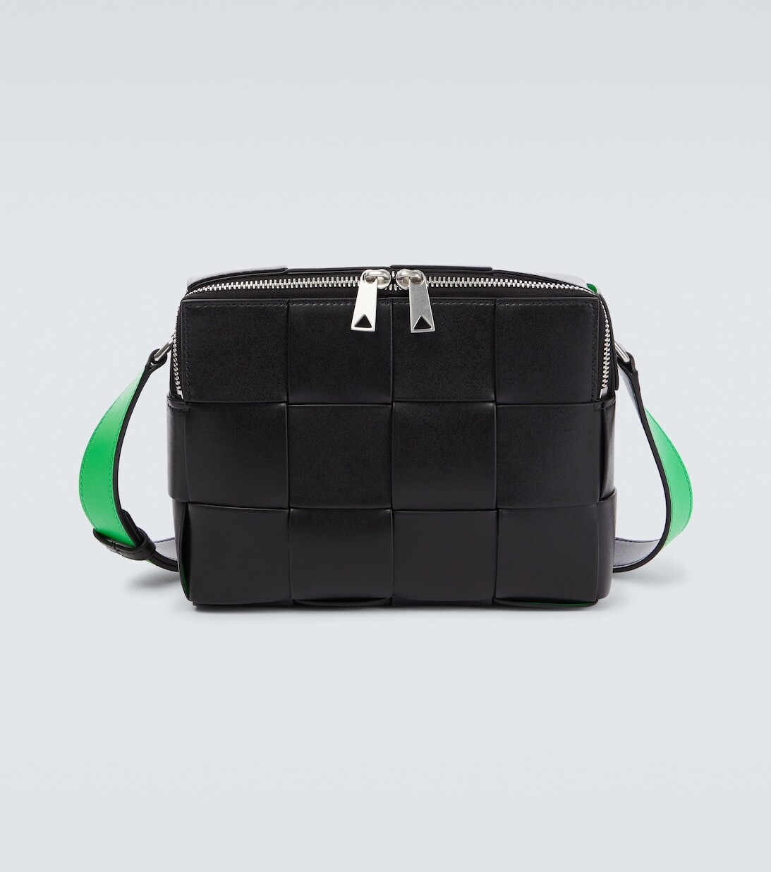 

Кожаная сумка через плечо Cassette Camera Bottega Veneta, черный