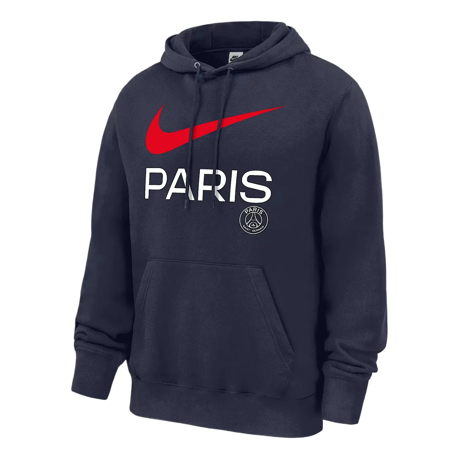 Мужское худи Nike x Paris Saint-Germain Club Fleece 'College Navy', темно-синий
