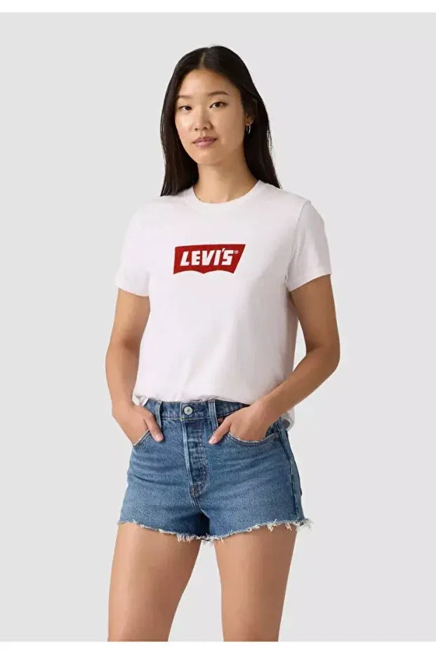 Женская футболка с принтом Women'S Graphic Favorite T-Shirt 005Gv-0024 Levi'S, White