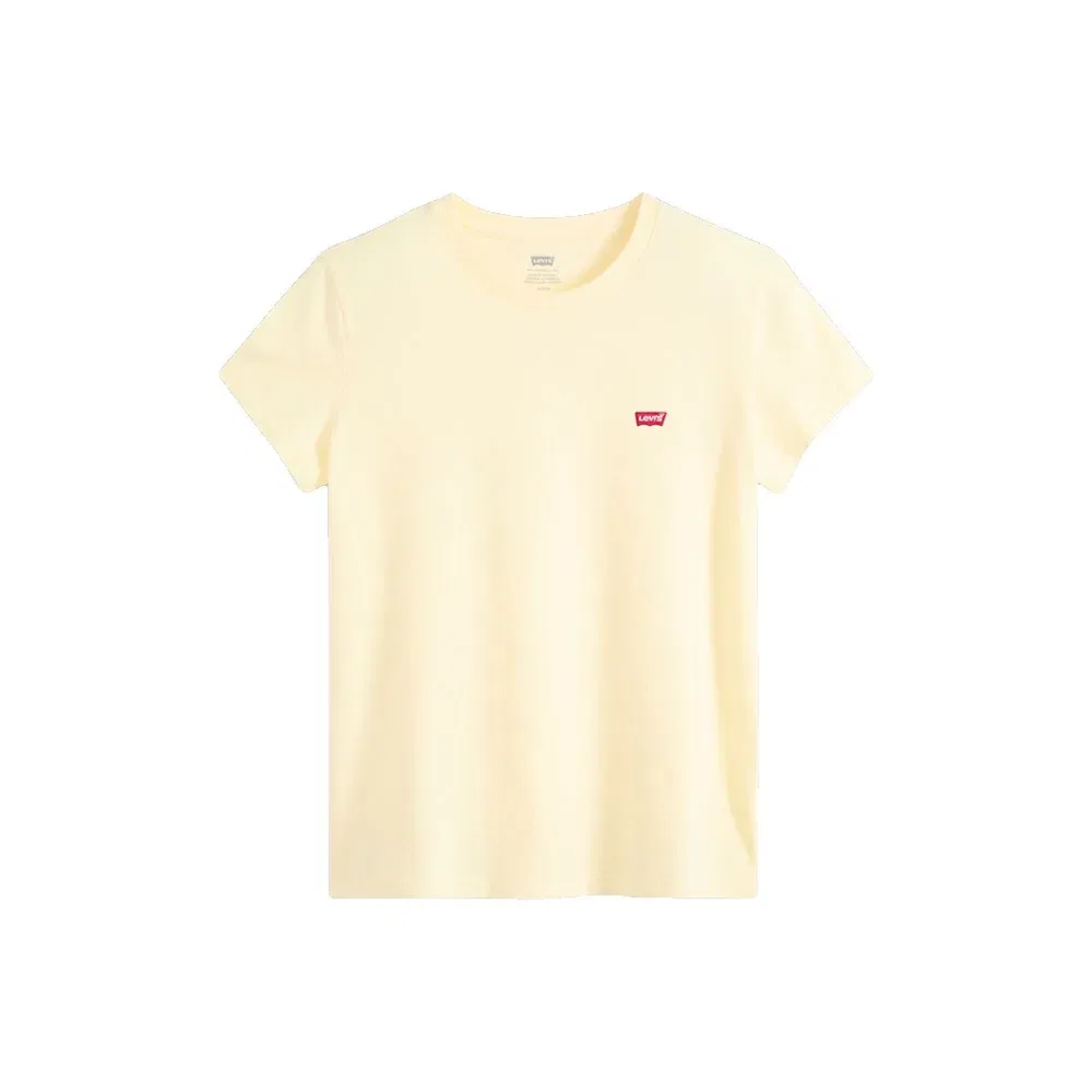 Женская хлопковая футболка Perfect Levi's, Yellow — фото 3