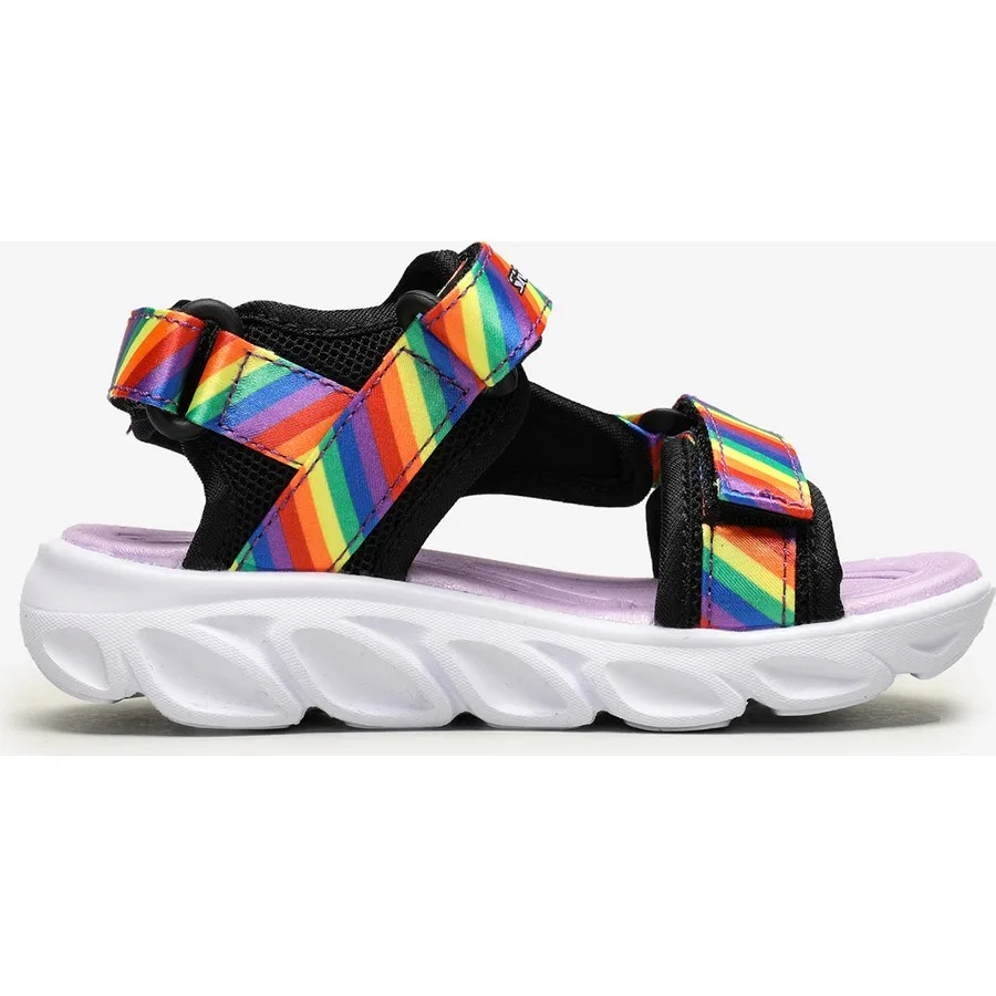 Детские сандалии с подсветкой HYPNO-SPLASH-RAINBOW LIGHTS Skechers, Черный — фото 3