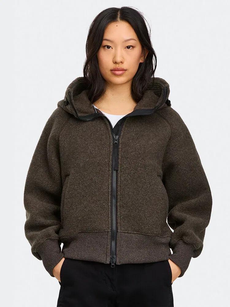 Жакет из флиса бомбер, Chilliwack CANADA GOOSE, Coffee Brown