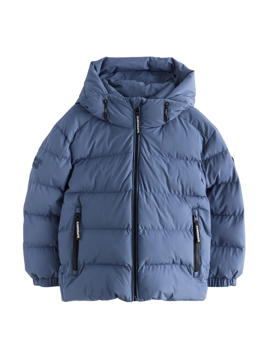 Зимняя куртка Superdry & Co, королевский синий цвет