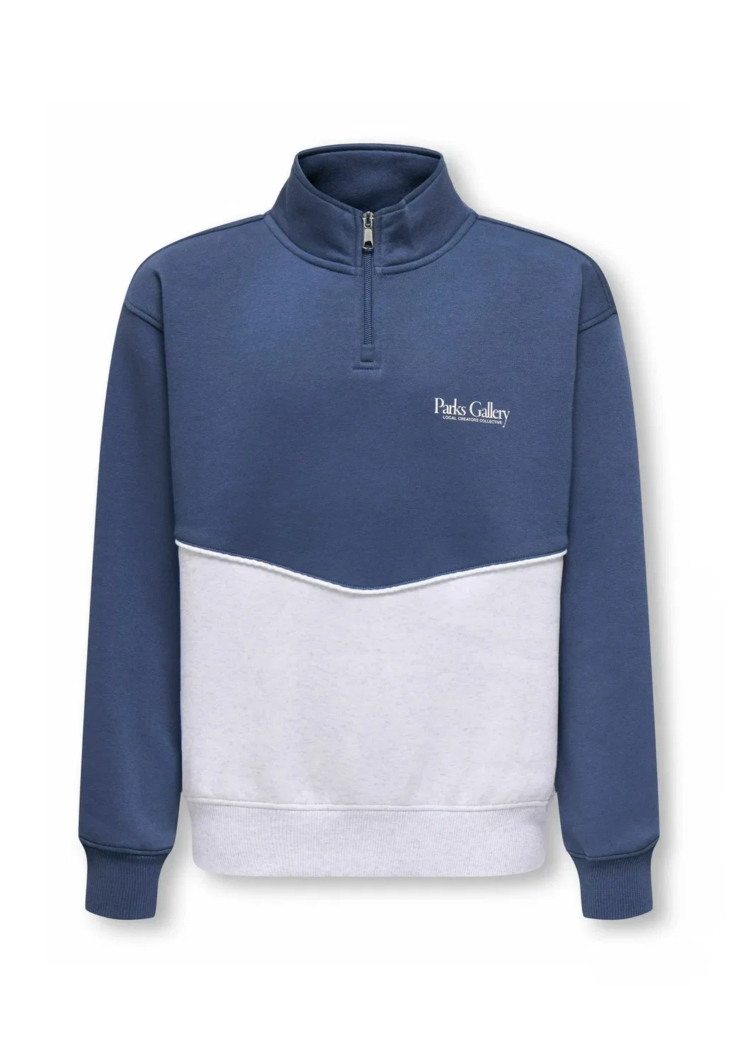 Флисовая толстовка osjceres sweatshirt - sweatshirt Only & Sons Junior, Super Light Grey Melange