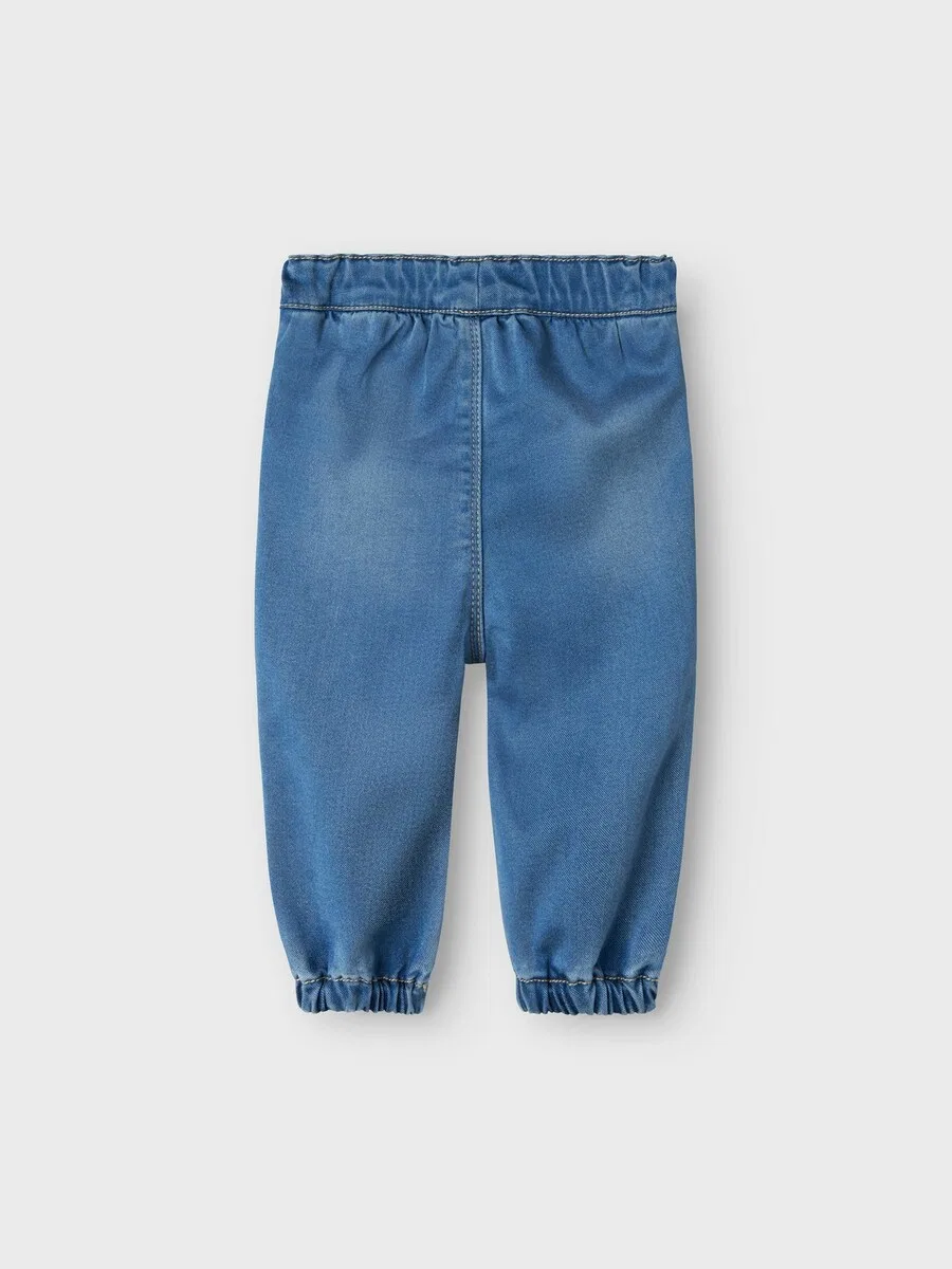 Джинсы NAME IT Tapered Jeans 'Rose' из синей джинсовой ткани — фото 2