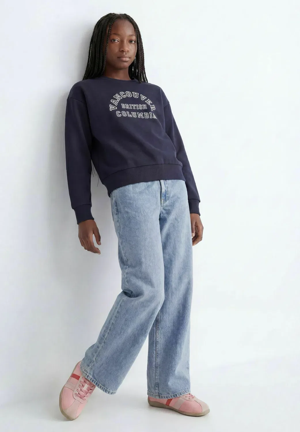 Джинсы Barrel fit jxfuji barrel r200 dnm grl bn barrel fit jeans girls - джинсы свободного кроя Jjxx, Blue Denim — фото 4