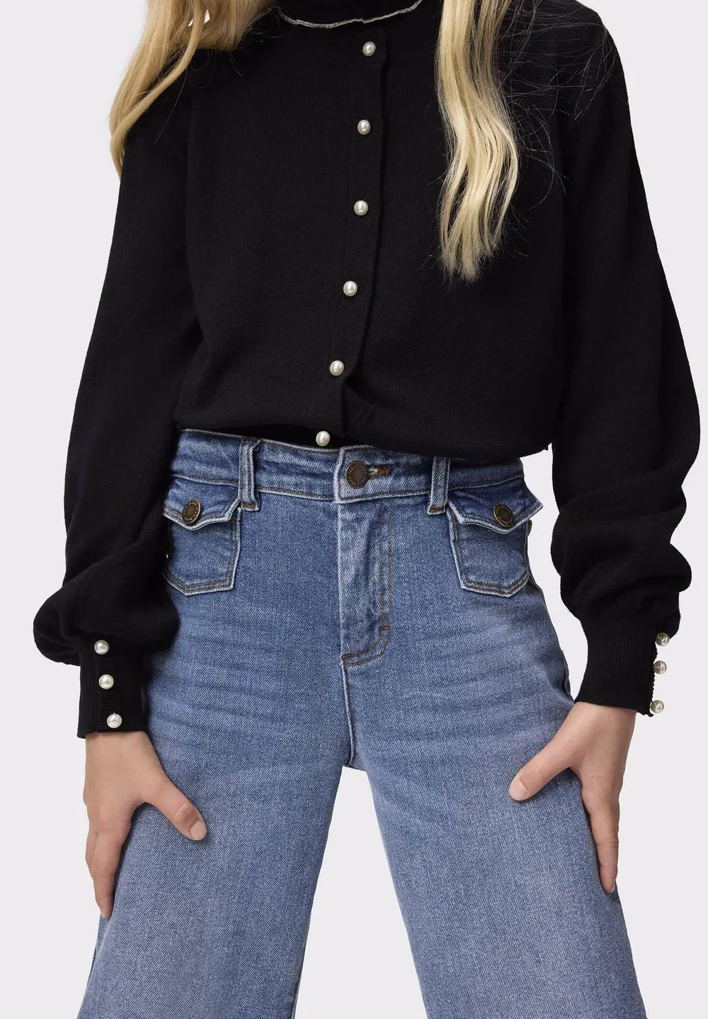 Atla - джинсы свободного кроя Molo, Washed Denim Blue — фото 4